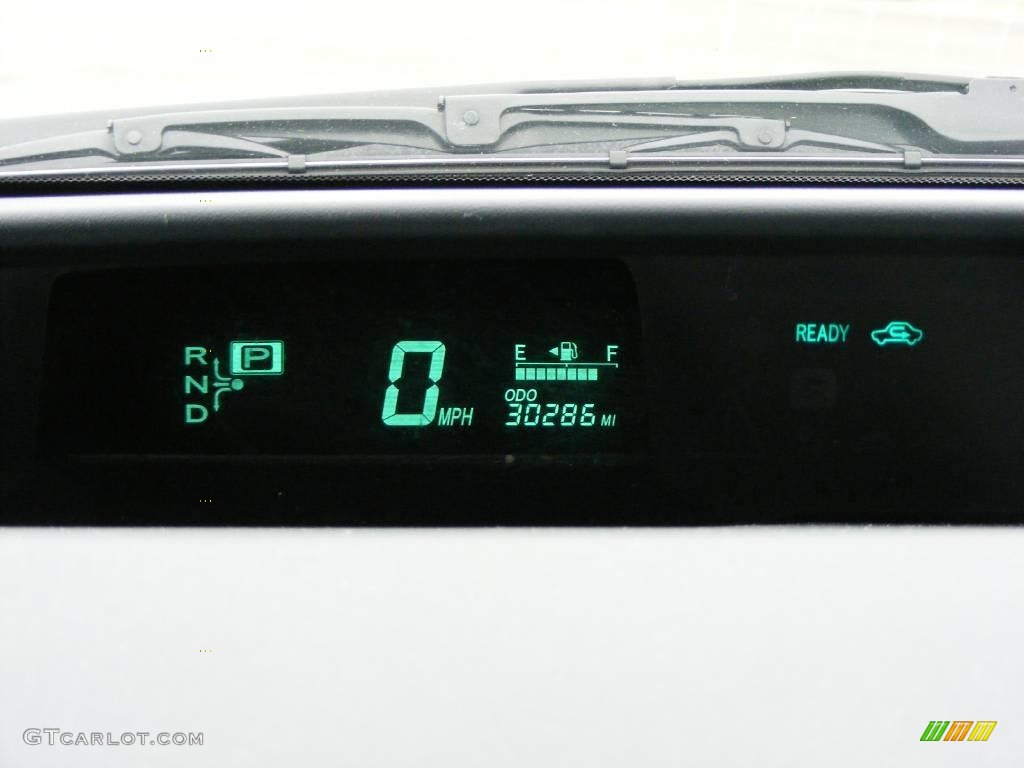 2009 Prius Hybrid - Super White / Dark Gray photo #9