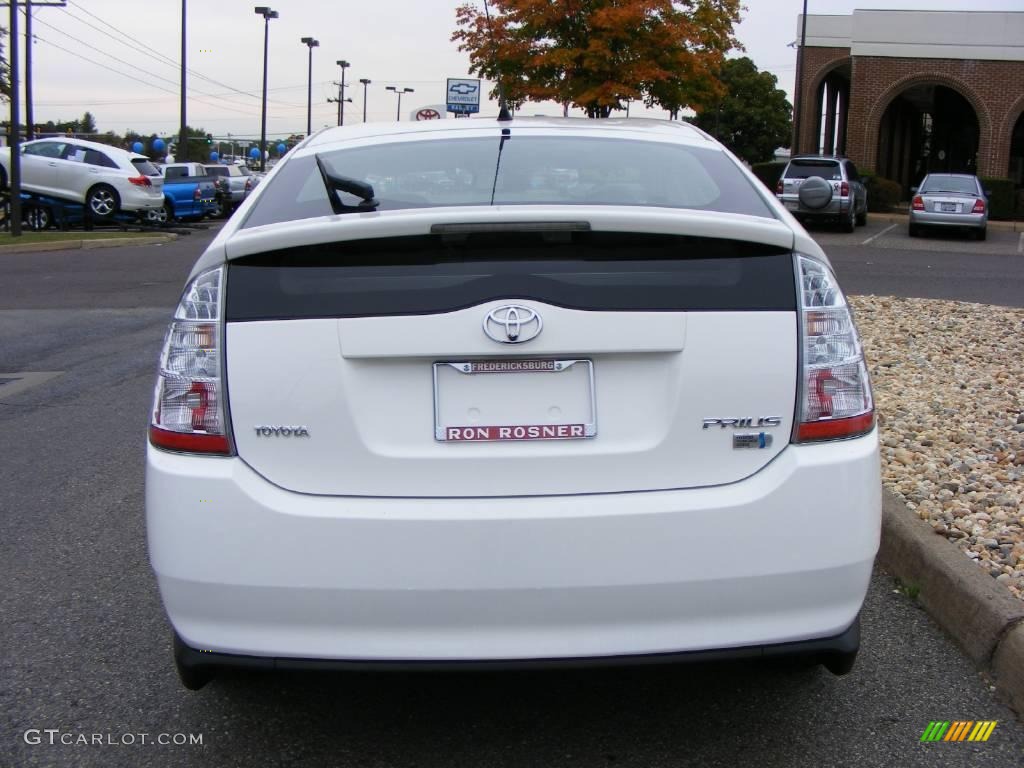 2009 Prius Hybrid - Super White / Dark Gray photo #16