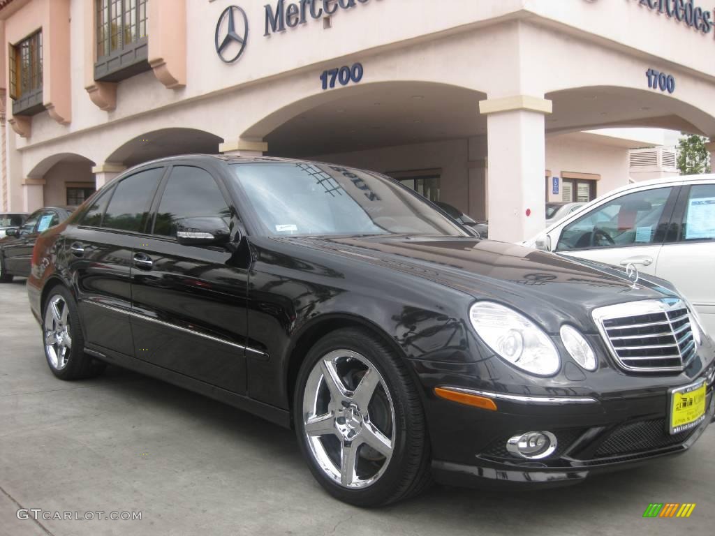 2007 E 350 Sedan - Sienna Black Metallic / Black/Sahara Beige photo #1