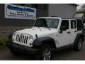 2007 Stone White Jeep Wrangler Unlimited X 4x4  photo #1