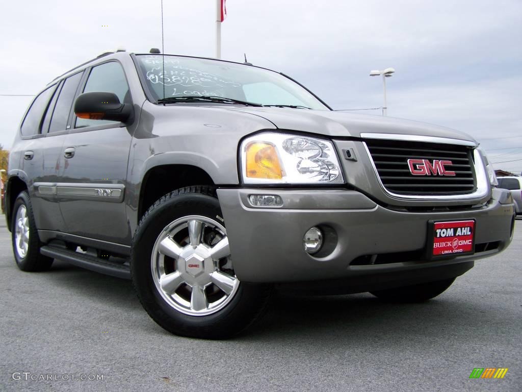 2005 Envoy SLT 4x4 - Steel Grey Metallic / Light Gray photo #1