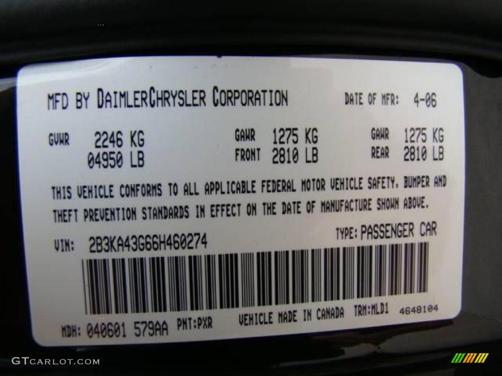 2006 Charger SXT - Brilliant Black Crystal Pearl / Dark Slate Gray/Light Graystone photo #19