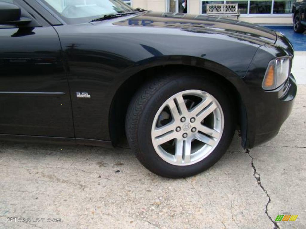 2006 Charger SXT - Brilliant Black Crystal Pearl / Dark Slate Gray/Light Graystone photo #21