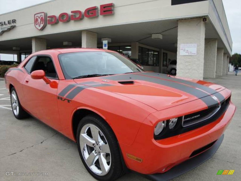 2009 Challenger R/T - HEMI Orange / Dark Slate Gray photo #1