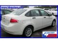 2009 White Suede Ford Focus SE Sedan  photo #3