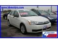 2009 White Suede Ford Focus SE Sedan  photo #4