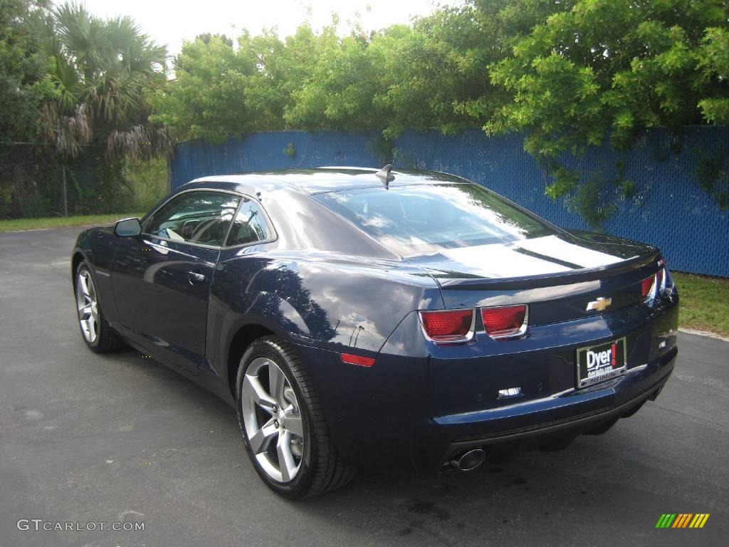 2010 Camaro SS Coupe - Imperial Blue Metallic / Gray photo #6