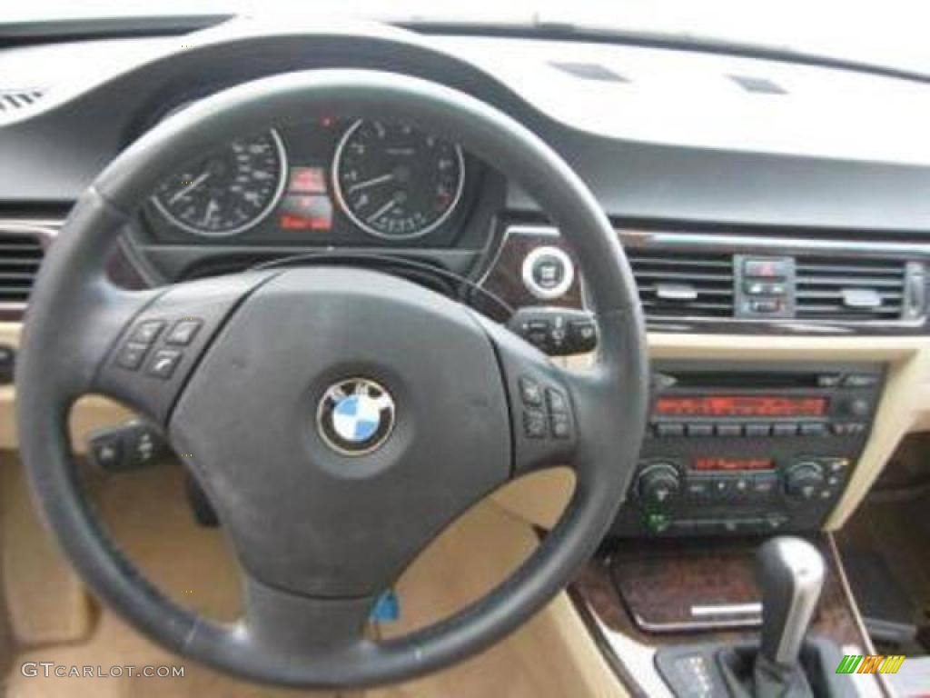 2006 3 Series 325xi Sedan - Jet Black / Beige photo #5