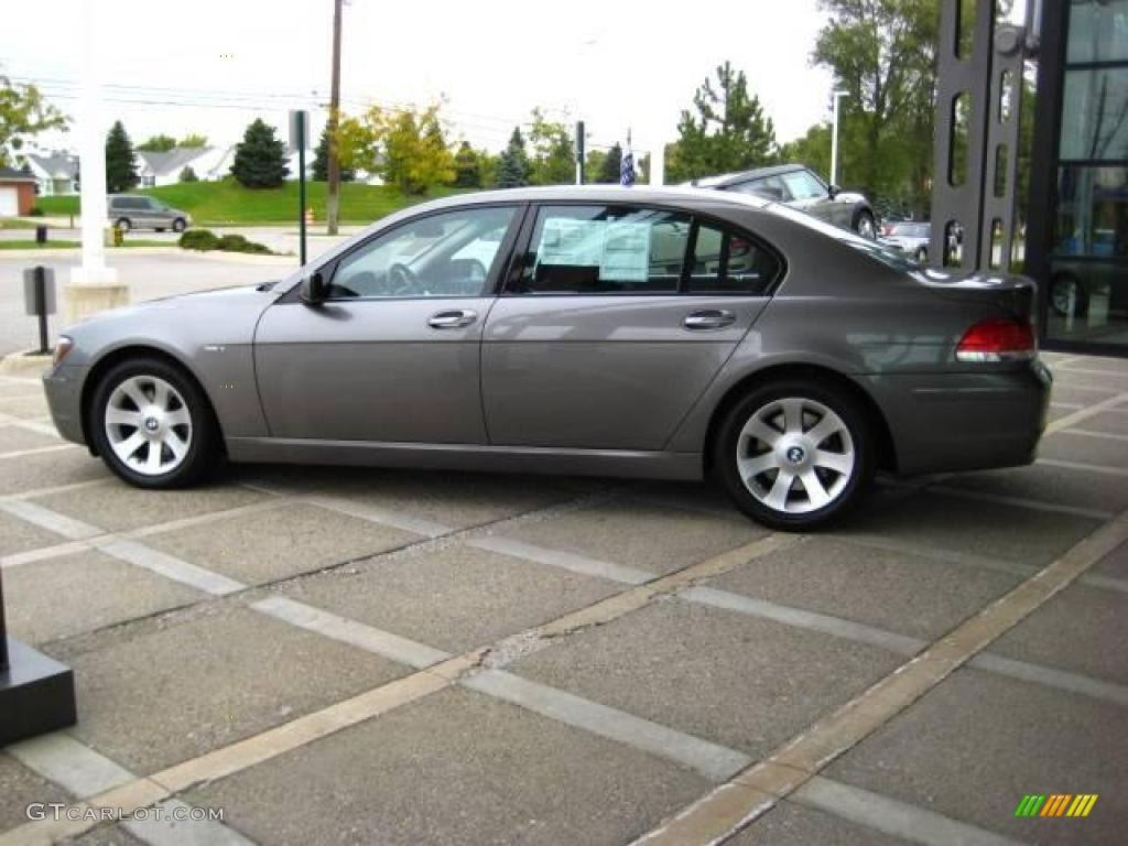 2007 7 Series 750Li Sedan - Sterling Grey Metallic / Black photo #5