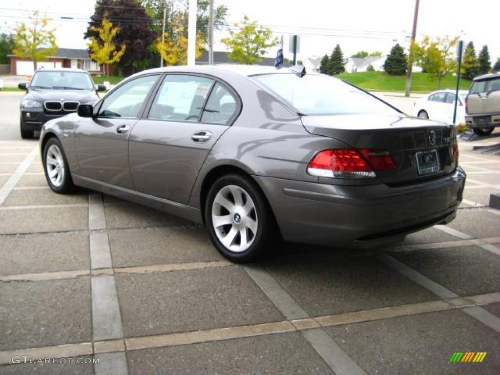 2007 7 Series 750Li Sedan - Sterling Grey Metallic / Black photo #6