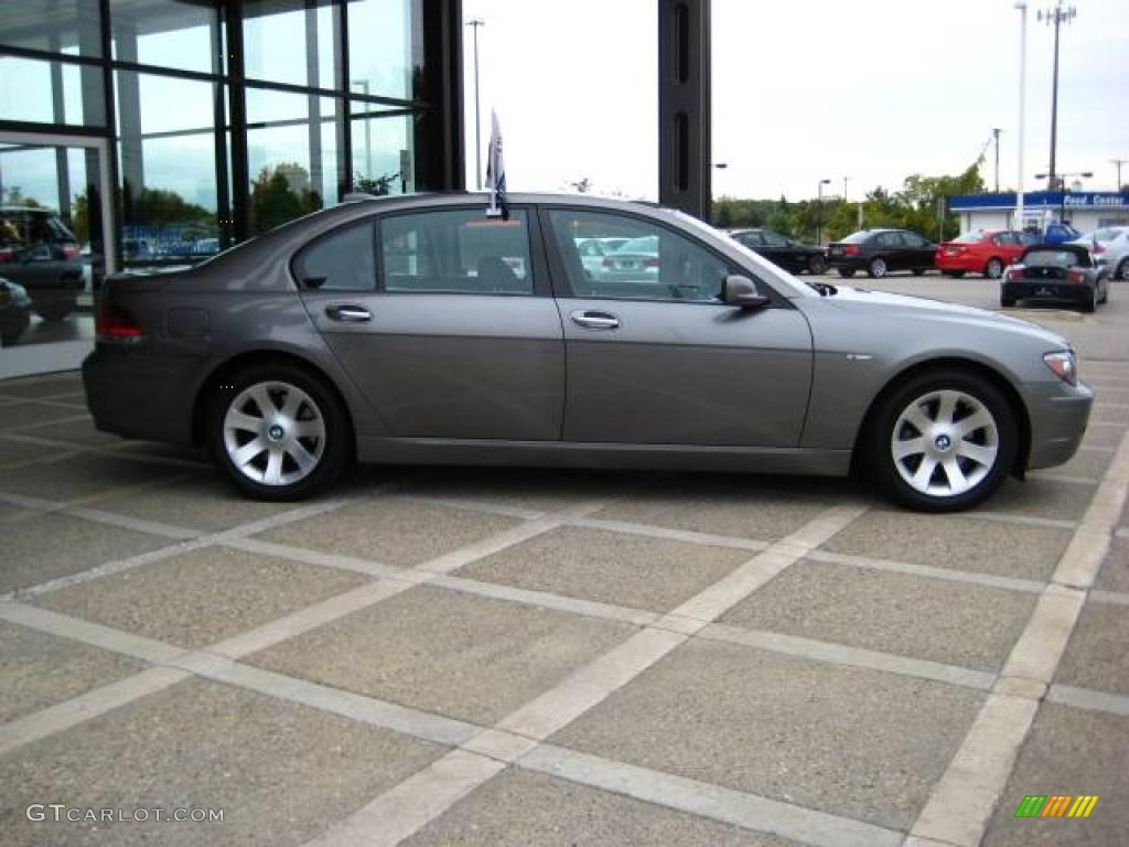 2007 7 Series 750Li Sedan - Sterling Grey Metallic / Black photo #9