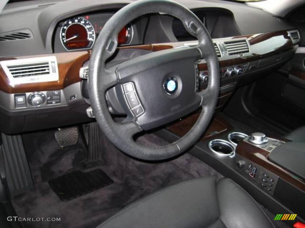 2007 7 Series 750Li Sedan - Sterling Grey Metallic / Black photo #13