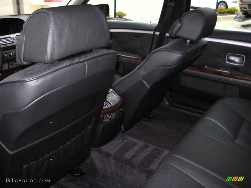 2007 7 Series 750Li Sedan - Sterling Grey Metallic / Black photo #15