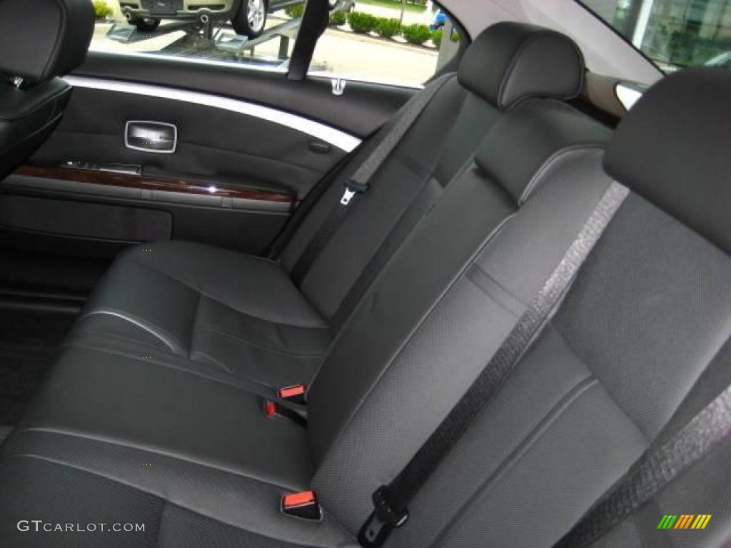 2007 7 Series 750Li Sedan - Sterling Grey Metallic / Black photo #16