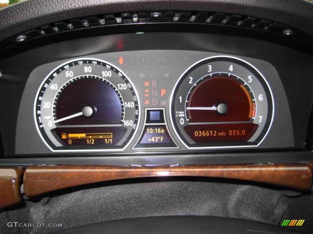 2007 7 Series 750Li Sedan - Sterling Grey Metallic / Black photo #25