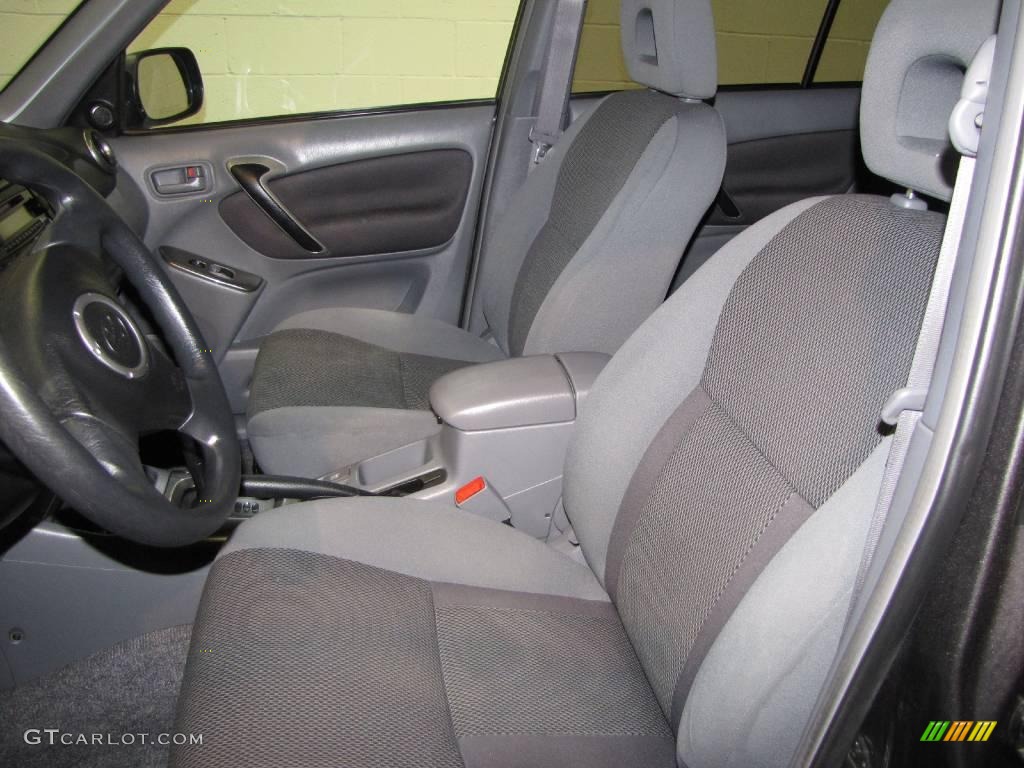 2003 RAV4  - Graphite Gray Pearl / Gray photo #9