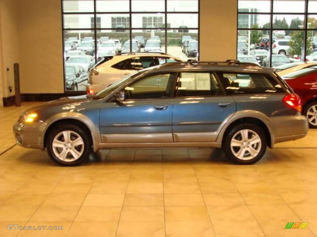 2005 Outback 2.5XT Wagon - Atlantic Blue Pearl / Off Black photo #1