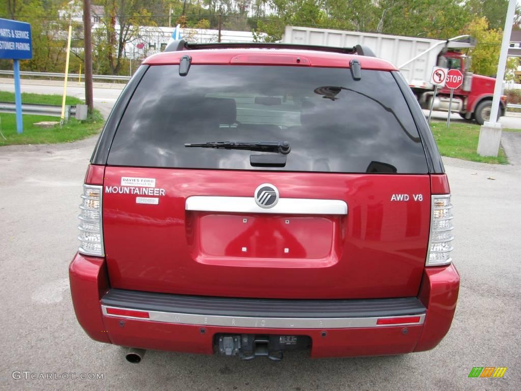 2007 Mountaineer Premier AWD - Vivid Red / Camel photo #6