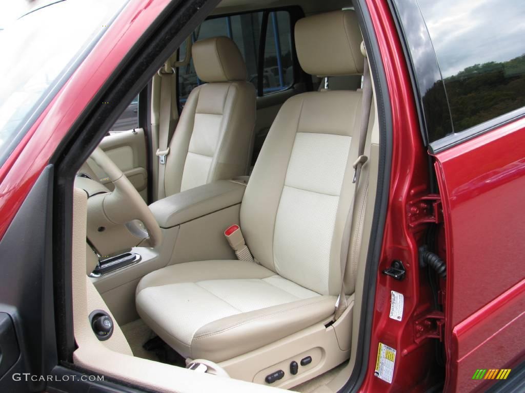 2007 Mountaineer Premier AWD - Vivid Red / Camel photo #7