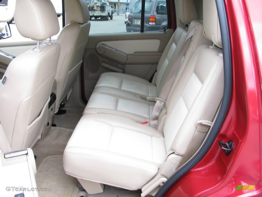 2007 Mountaineer Premier AWD - Vivid Red / Camel photo #12