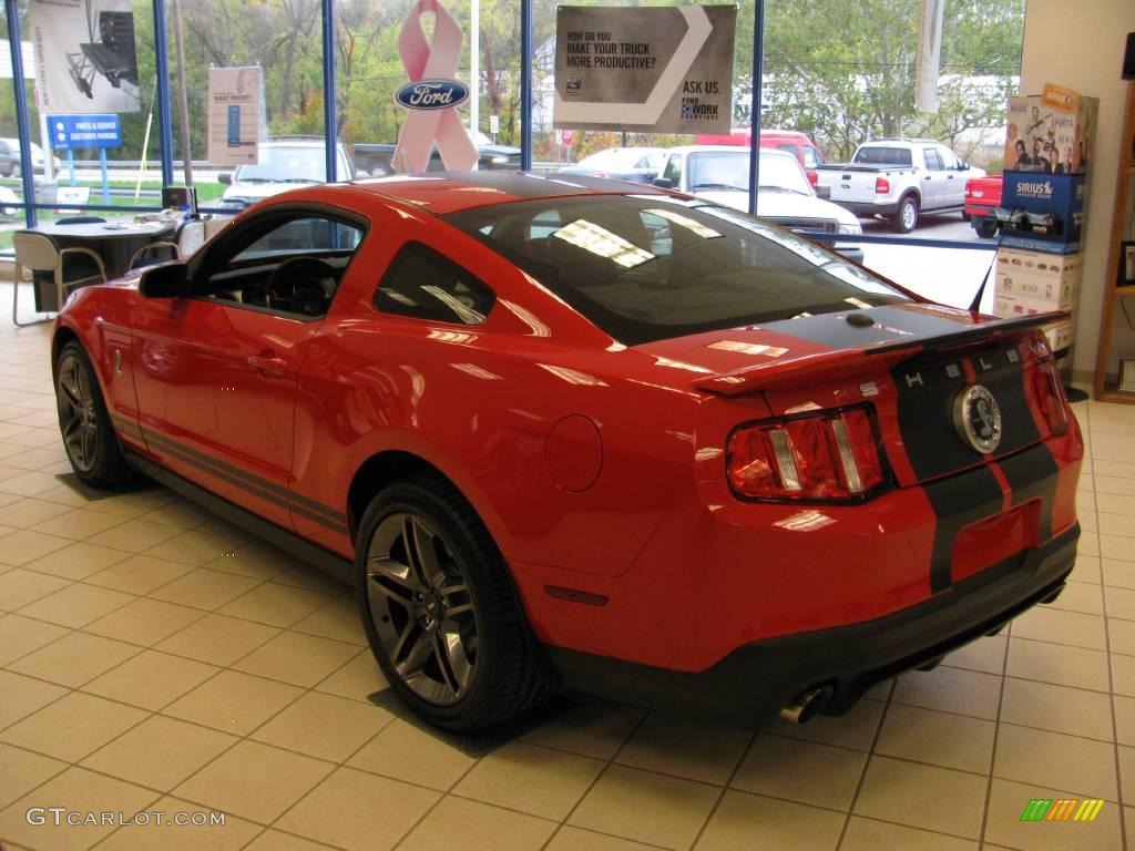 2010 Mustang Shelby GT500 Coupe - Torch Red / Charcoal Black photo #6