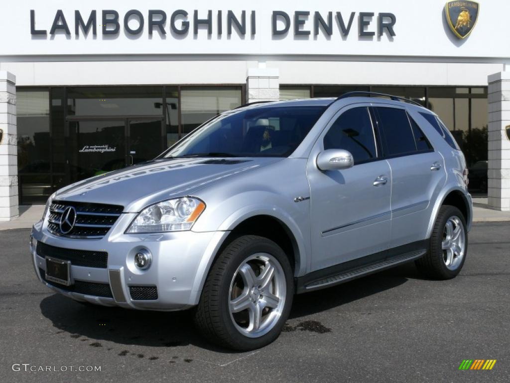 2007 ML 63 AMG 4Matic - Iridium Silver Metallic / Black photo #1