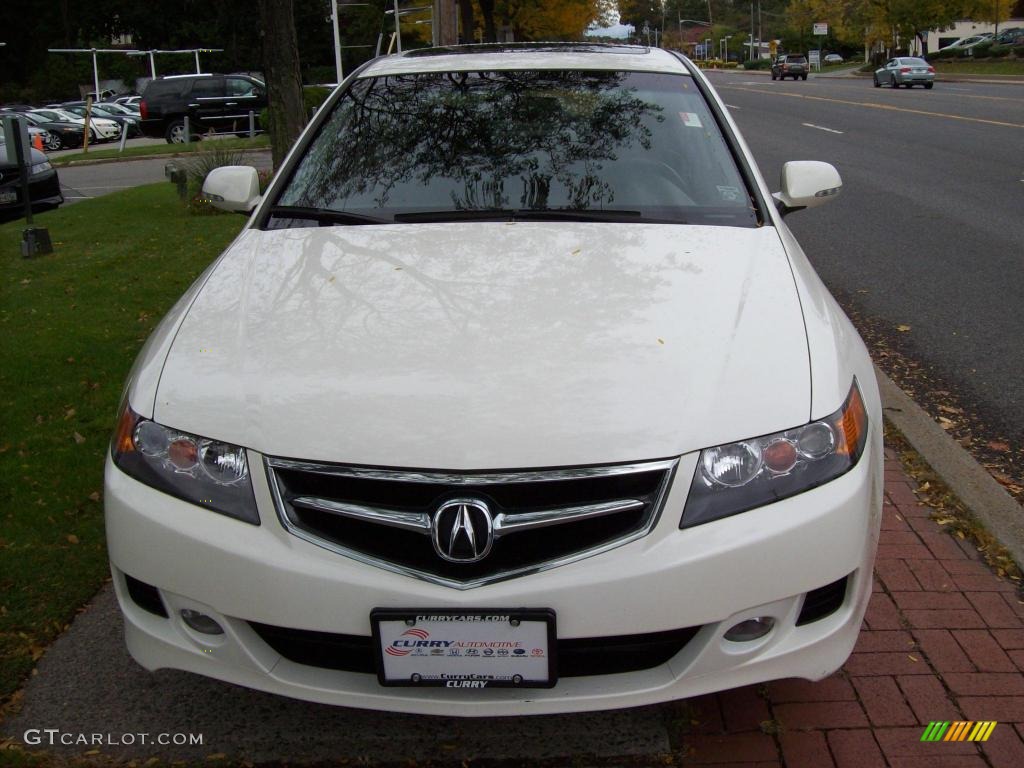 2008 TSX Sedan - Premium White Pearl / Ebony photo #3
