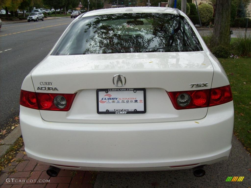 2008 TSX Sedan - Premium White Pearl / Ebony photo #6