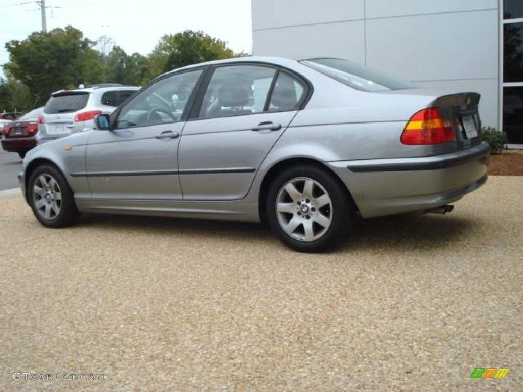 2004 3 Series 325i Sedan - Silver Grey Metallic / Black photo #3
