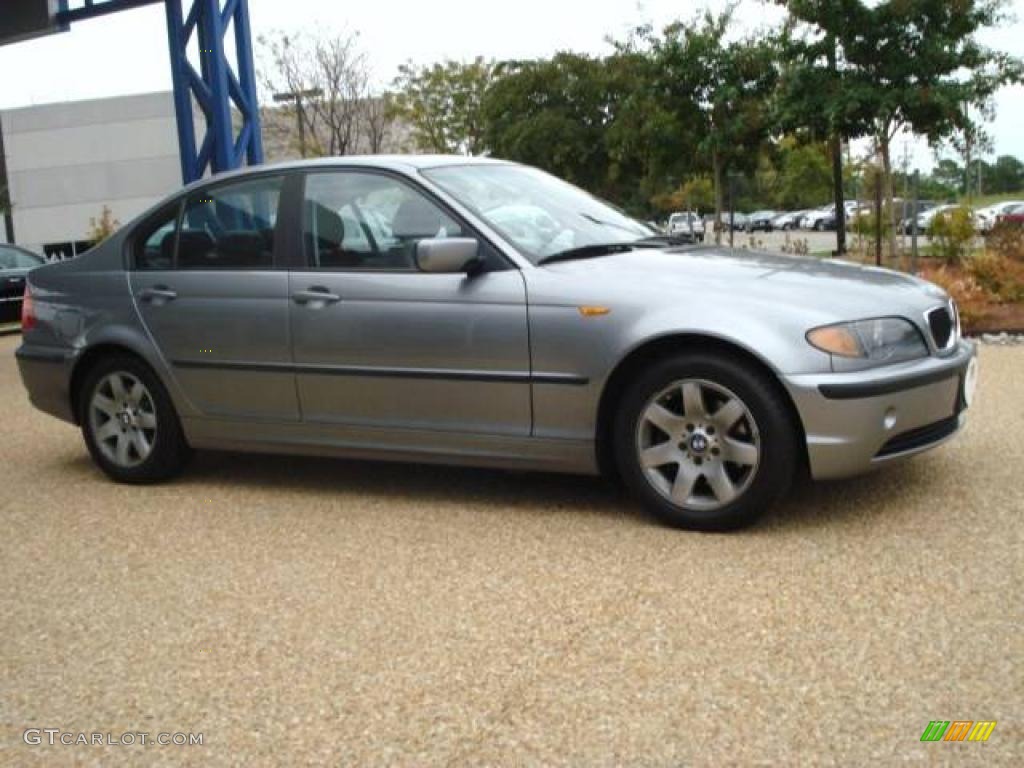 2004 3 Series 325i Sedan - Silver Grey Metallic / Black photo #5