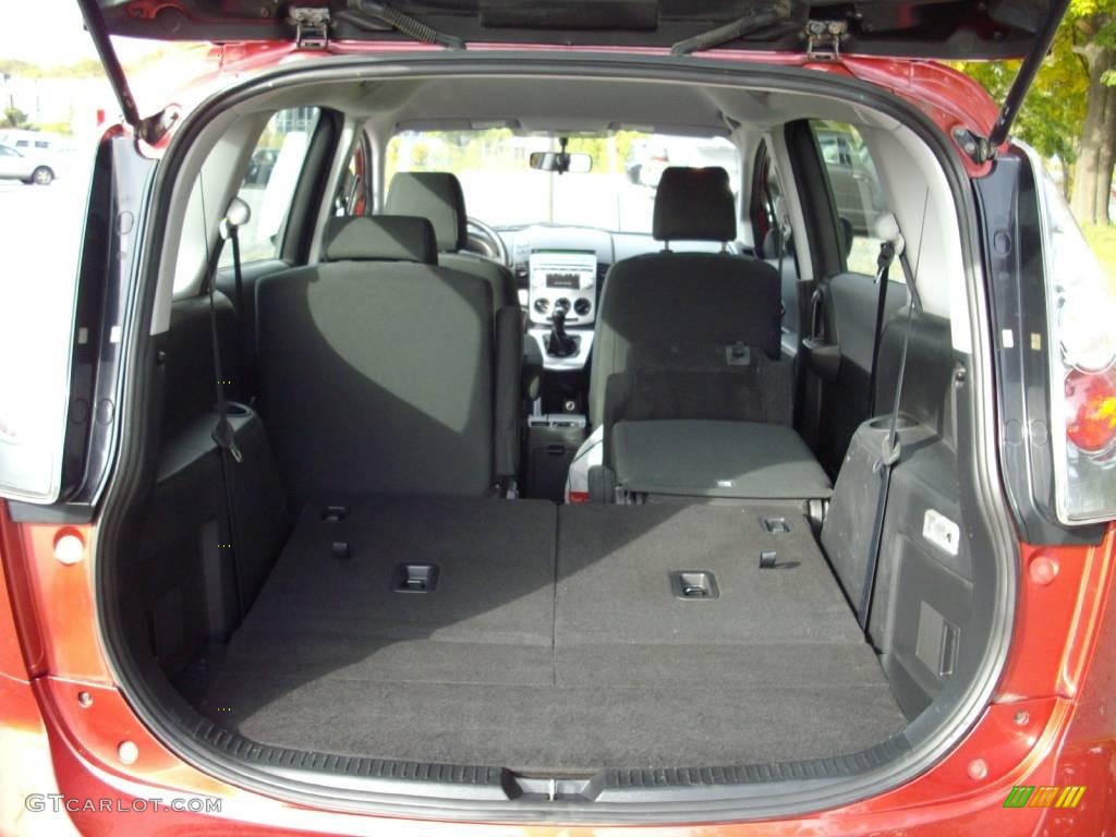 2006 MAZDA5 Sport - Cardinal Red Mica / Black photo #14