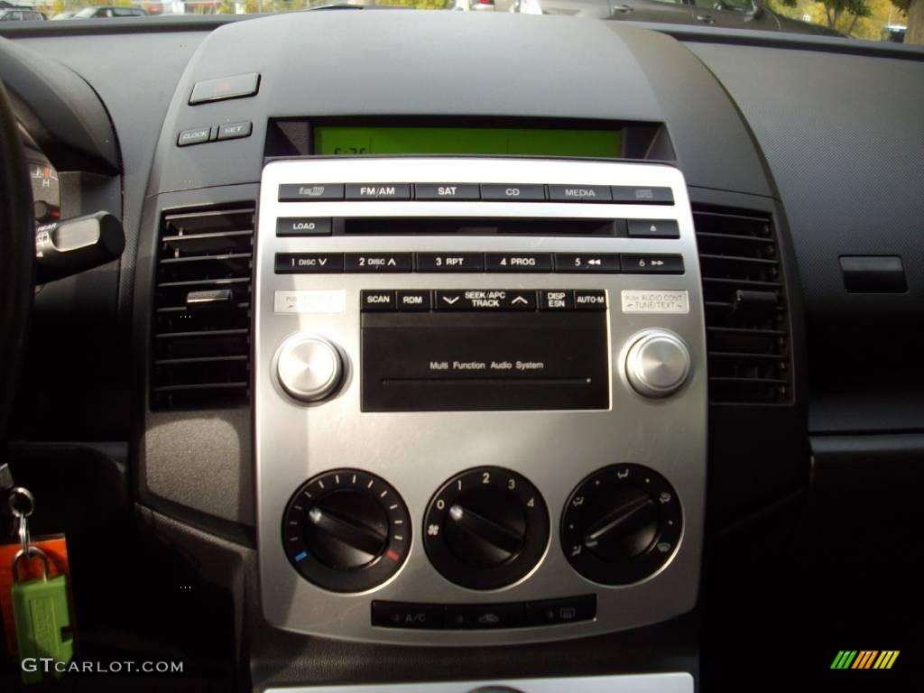 2006 MAZDA5 Sport - Cardinal Red Mica / Black photo #16