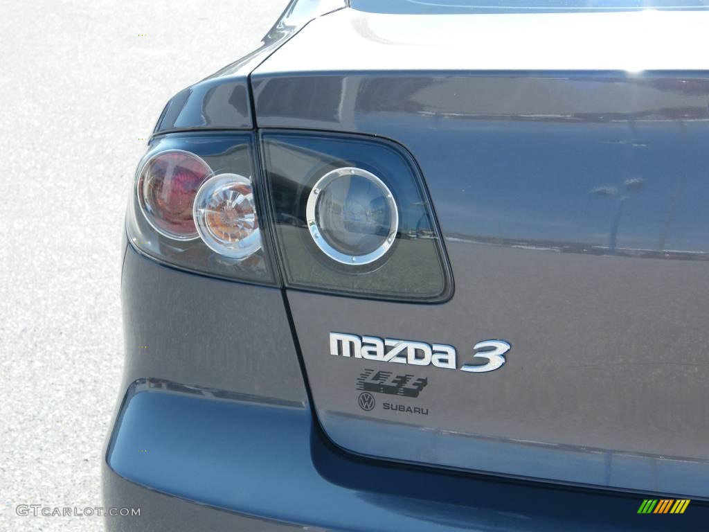 2007 MAZDA3 s Grand Touring Sedan - Galaxy Gray Mica / Black photo #10