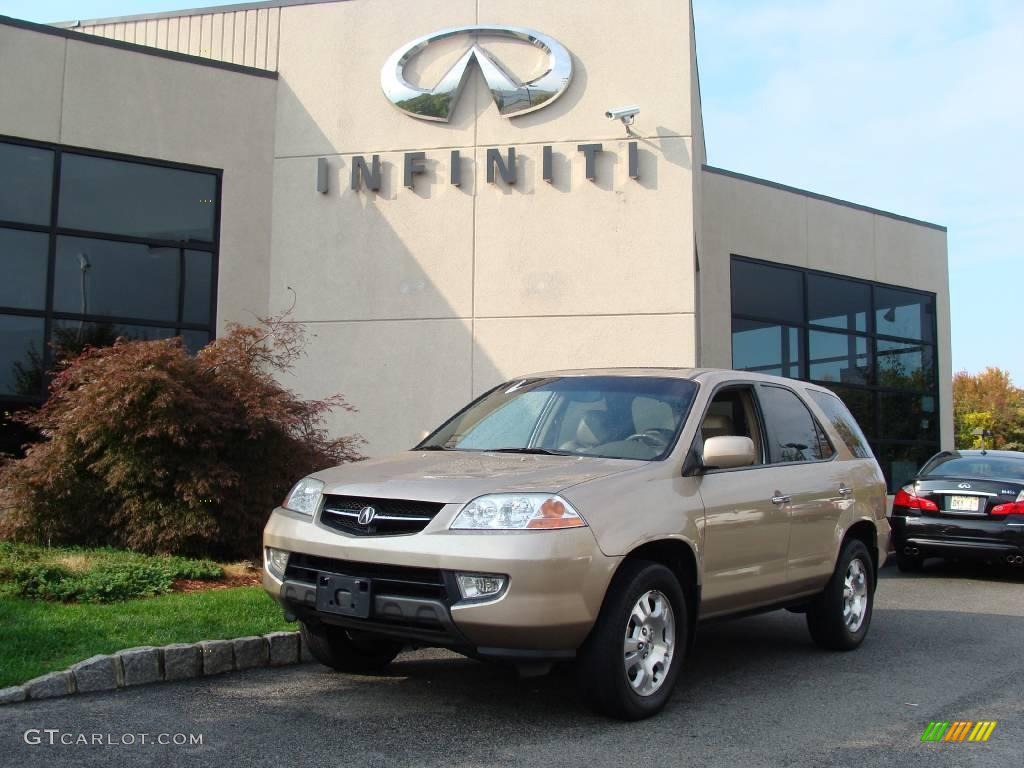 2002 MDX  - Mesa Beige Metallic / Saddle photo #1