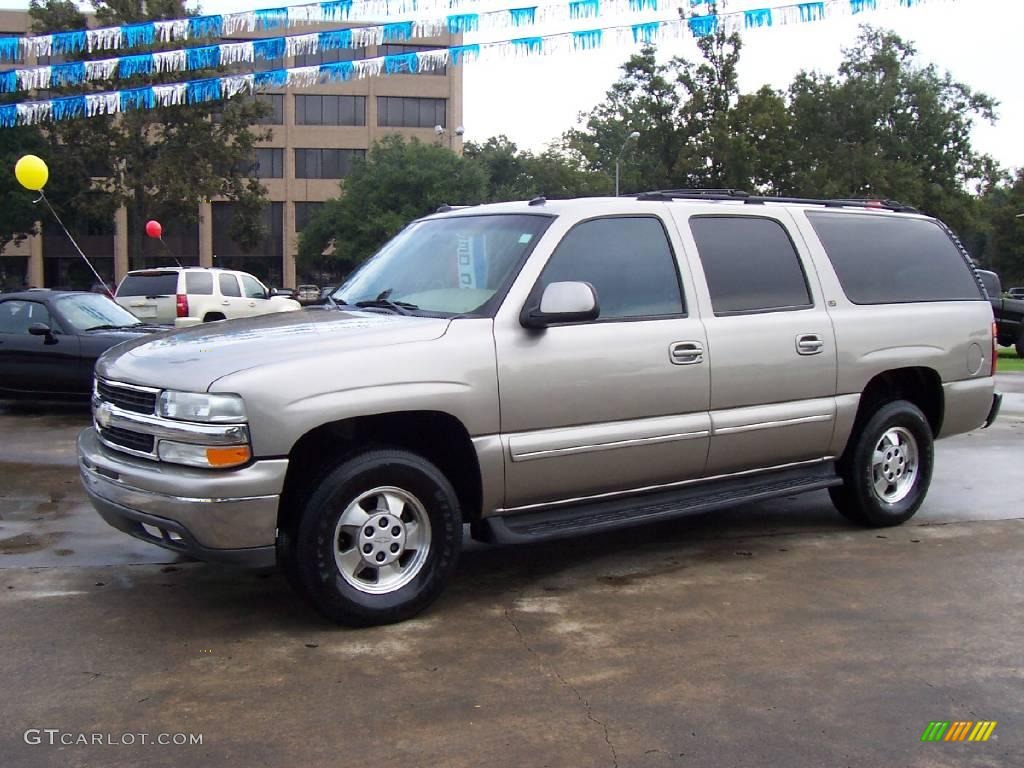 2003 Suburban 1500 LT - Sandalwood Metallic / Tan/Neutral photo #1