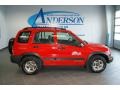 2002 Wildfire Red Chevrolet Tracker ZR2 4WD Hard Top  photo #2