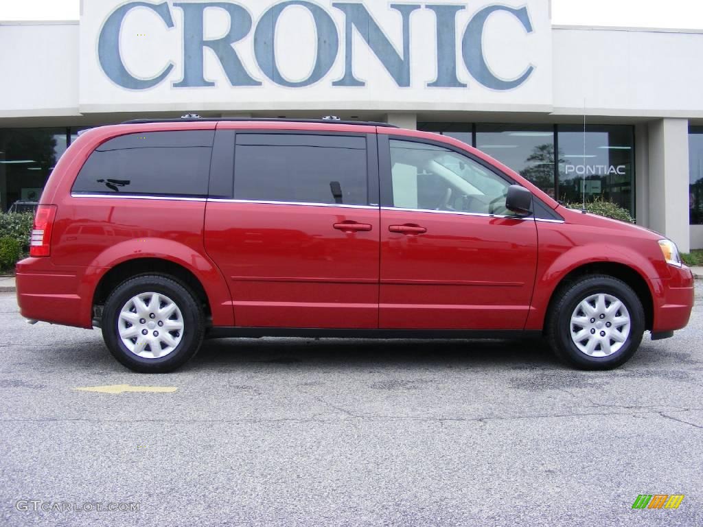 Inferno Red Crystal Pearl Chrysler Town & Country