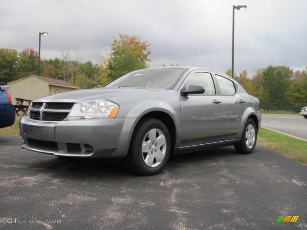 2010 Avenger SXT - Silver Steel Metallic / Dark Slate Gray photo #1