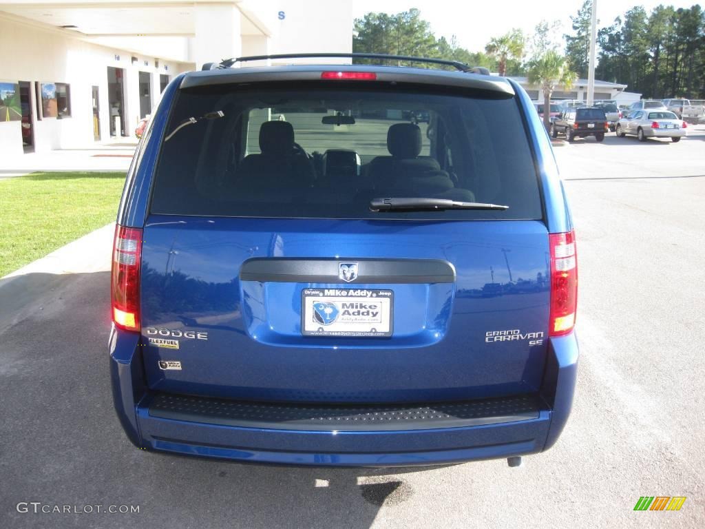 2010 Grand Caravan SE - Deep Water Blue Pearl Coat / Medium Slate Gray/Light Shale photo #7