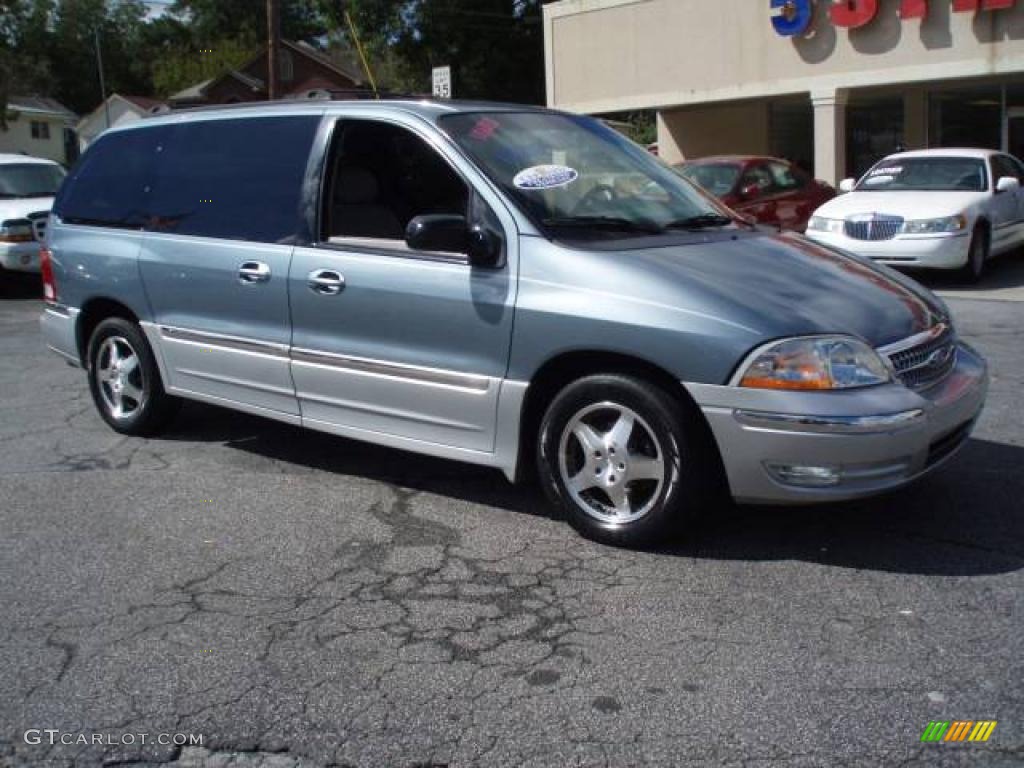 2000 Windstar SEL - Medium Steel Blue Metallic / Medium Graphite photo #4