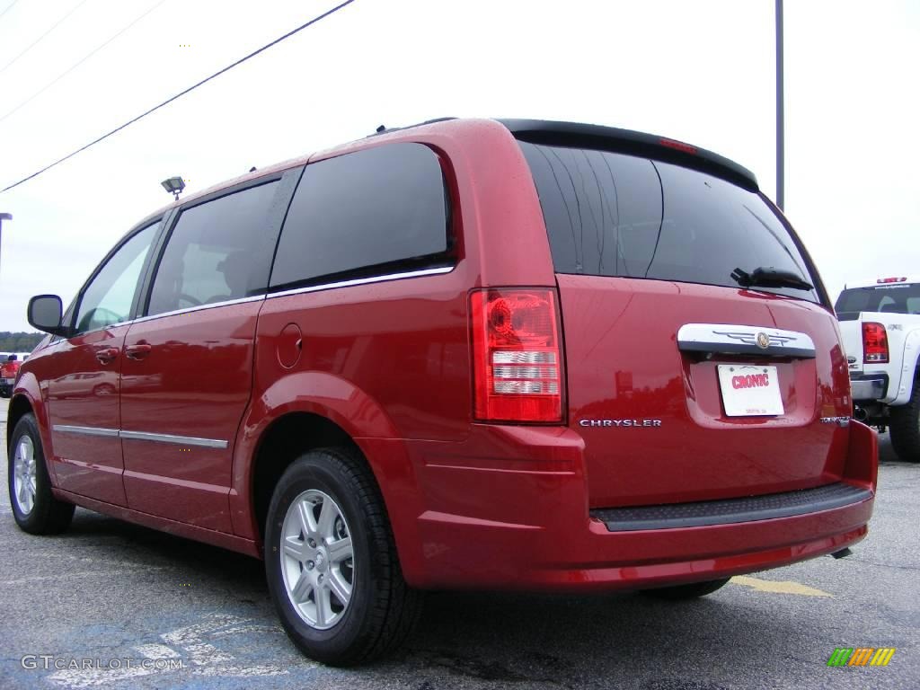 2010 Town & Country Touring - Inferno Red Crystal Pearl / Medium Slate Gray/Light Shale photo #6