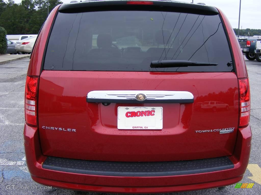2010 Town & Country Touring - Inferno Red Crystal Pearl / Medium Slate Gray/Light Shale photo #7
