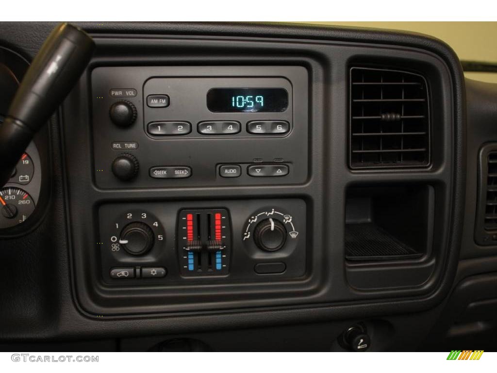 2007 Silverado 1500 Classic Work Truck Extended Cab - Graystone Metallic / Dark Charcoal photo #11