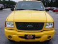 2002 Chrome Yellow Ford Ranger Edge SuperCab 4x4  photo #3