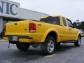 2002 Chrome Yellow Ford Ranger Edge SuperCab 4x4  photo #8