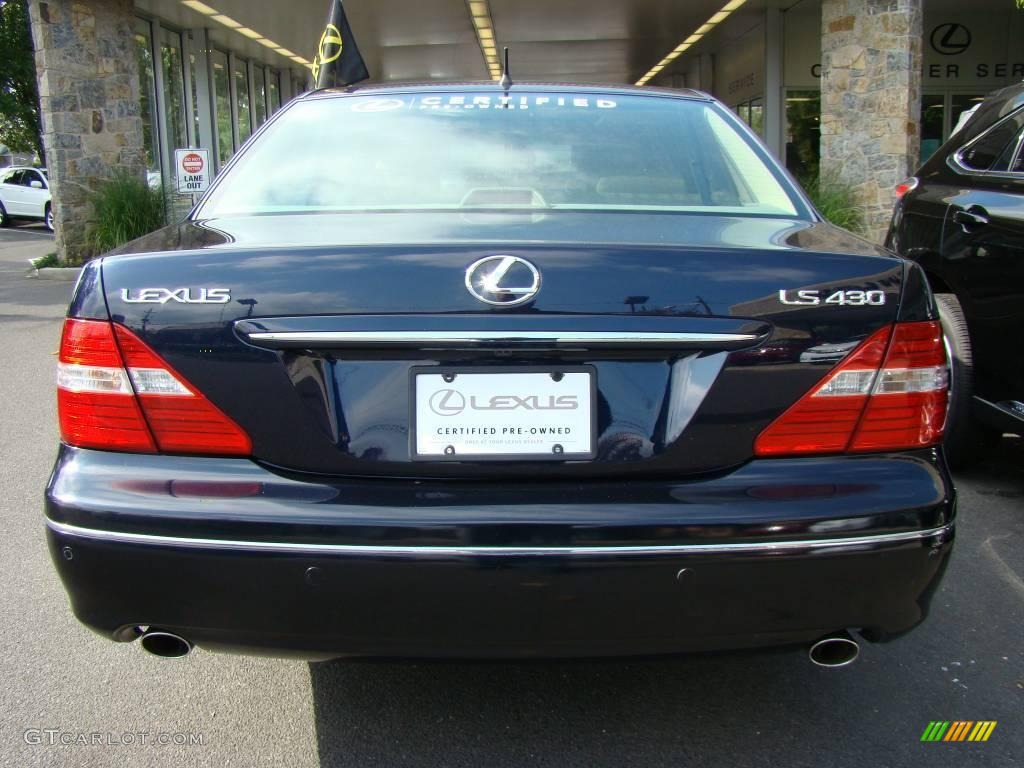 2006 LS 430 - Blue Onyx Pearl / Cashmere photo #5