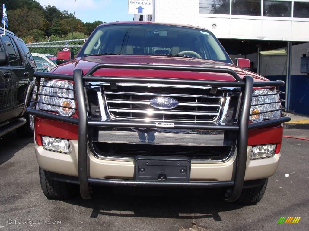 2006 Explorer Eddie Bauer 4x4 - Redfire Metallic / Camel photo #2