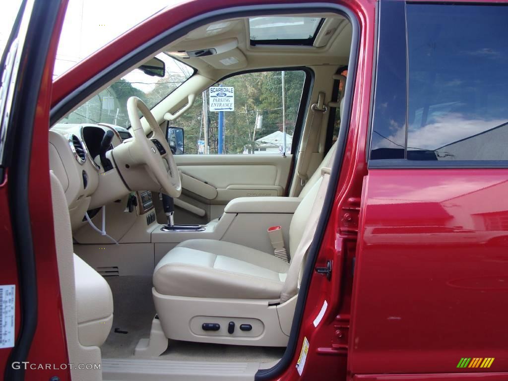 2006 Explorer Eddie Bauer 4x4 - Redfire Metallic / Camel photo #13