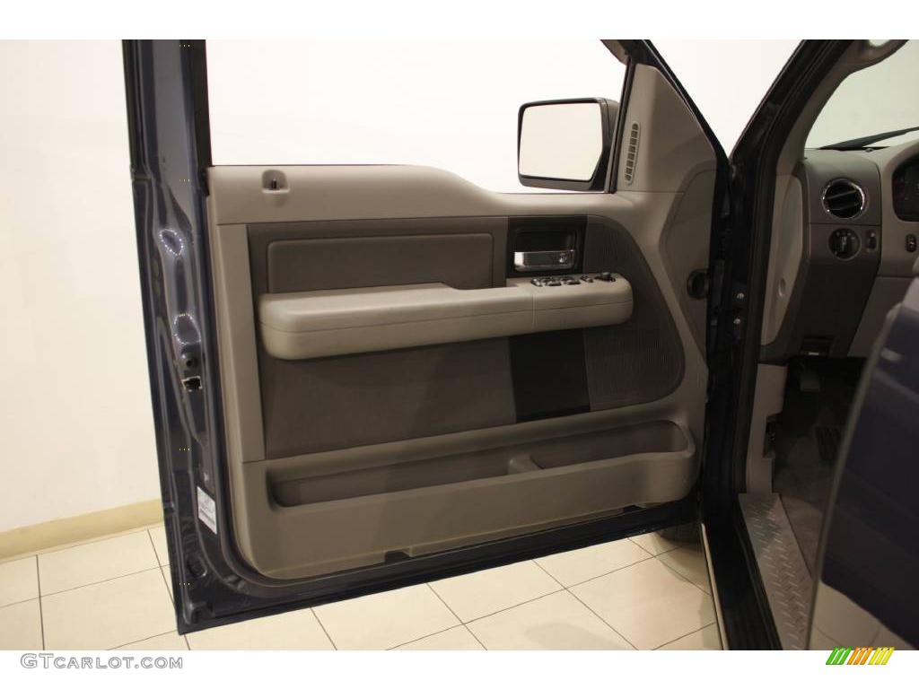 2006 F150 XLT SuperCab - Medium Wedgewood Blue Metallic / Medium/Dark Flint photo #8