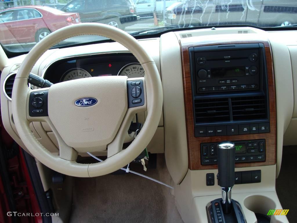 2006 Explorer Eddie Bauer 4x4 - Redfire Metallic / Camel photo #23